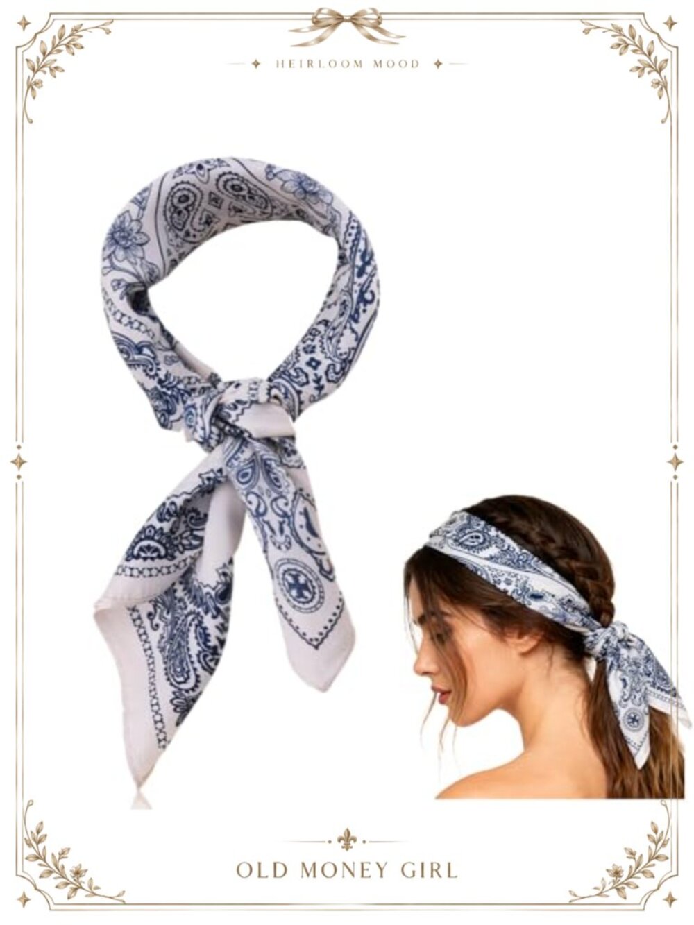 Satin Silk Bandana Scarf 27x27 Large Square Headscarf Neck Tie Bag Accessory